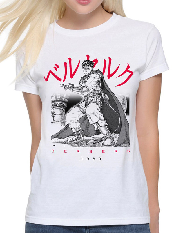 

Футболка женская DreamShirts Studio Берсерк / Berserk 1989 / Аниме белая 2XL, Белый, Берсерк / Berserk 1989 / Аниме