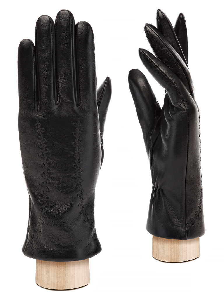 Перчатки женские Labbra LB-0511shelk черные р 8