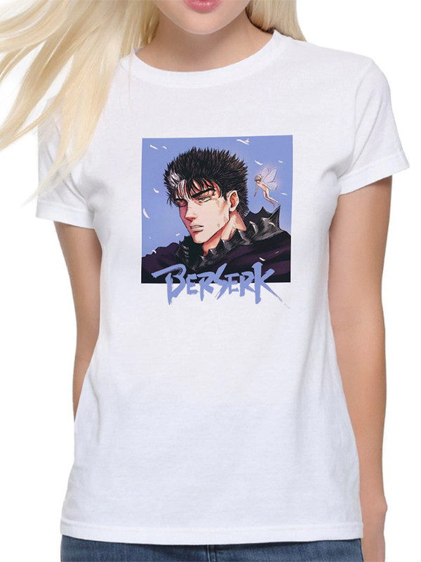 

Футболка женская DreamShirts Studio Берсерк / Berserk / Аниме белая 2XL, Белый, Берсерк / Berserk / Аниме