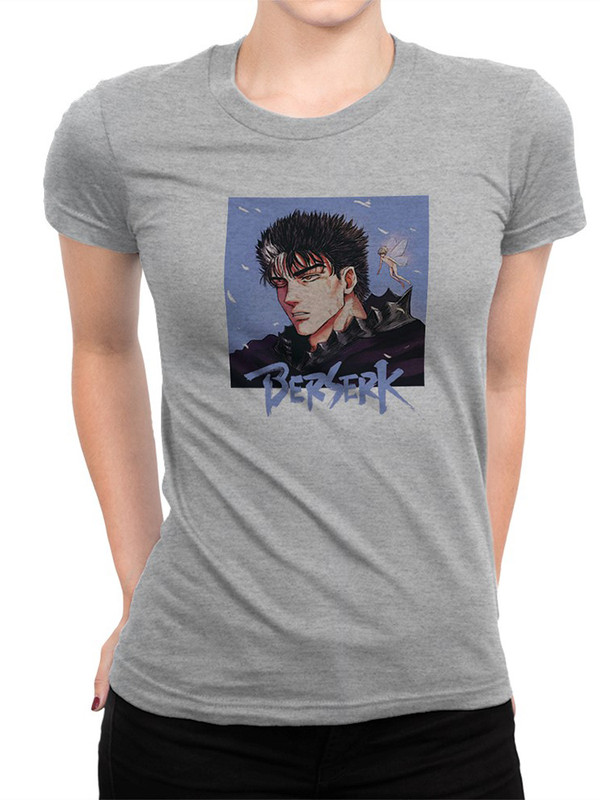 

Футболка женская DreamShirts Studio Берсерк / Berserk / Аниме серая XL, Серый, Берсерк / Berserk / Аниме
