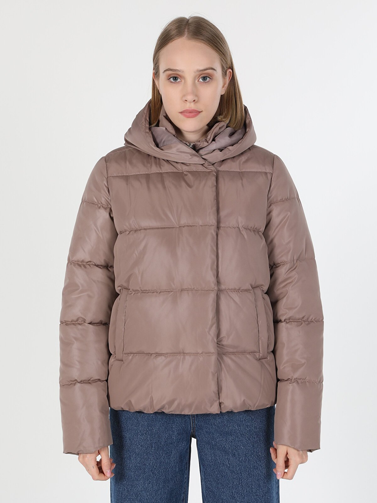 

Куртка женская Colin's CL1060939_Q1.V1_MIN коричневая S, CL1060939_Q1.V1_MIN