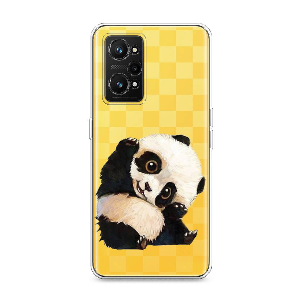 

Силиконовый чехол "Большеглазая панда" на Realme GT Neo 3T, Большеглазая панда