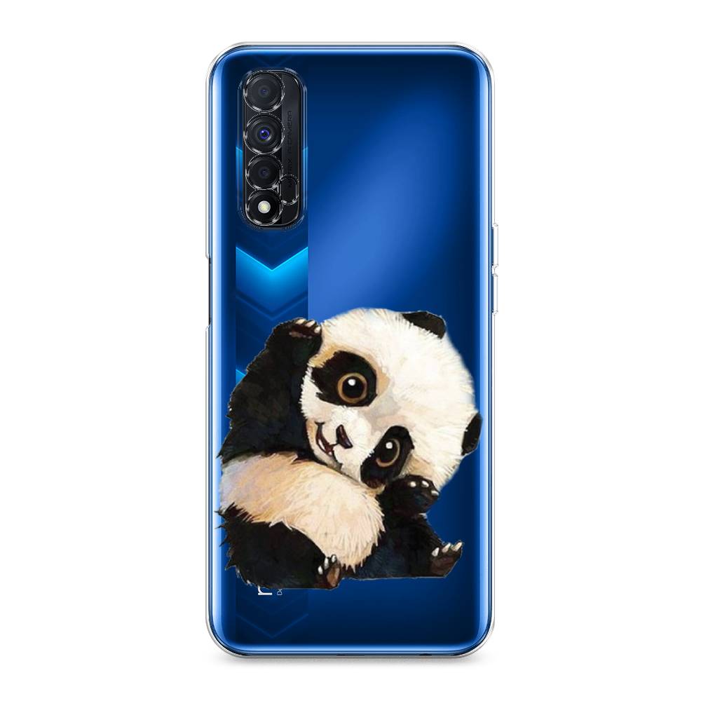 

Силиконовый чехол "Большеглазая панда" на Realme Narzo 30 4G, Большеглазая панда