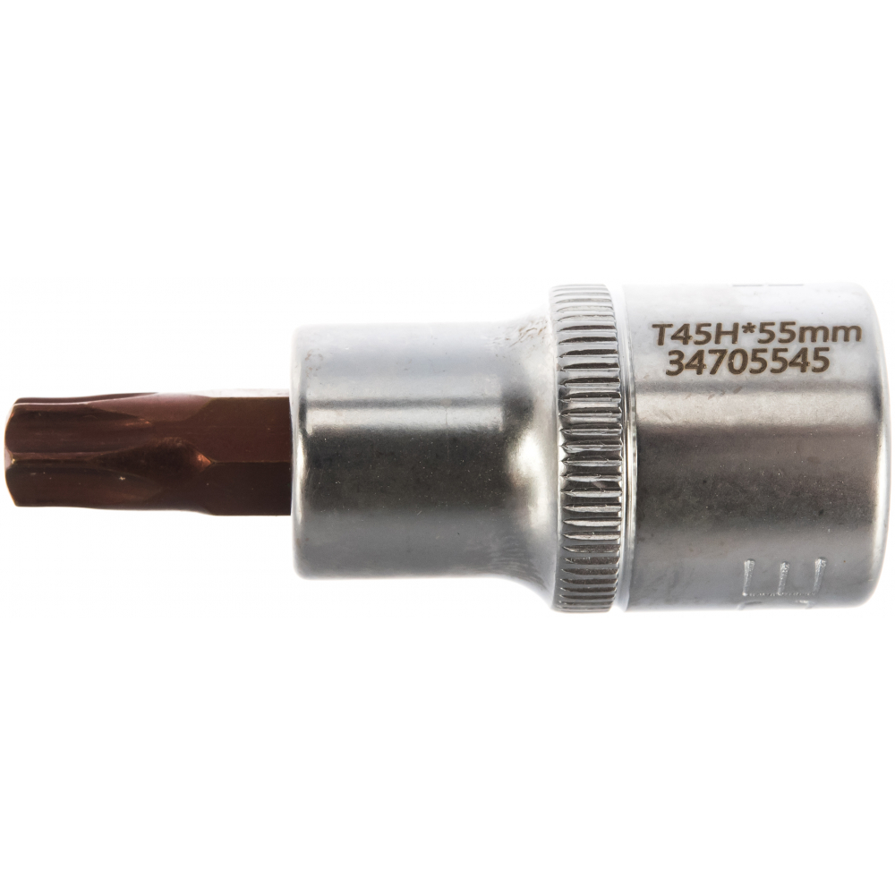 фото Rockforce головка-бита torx premium t45 с отверстием 1/2" l-55мм rf-34705545pr