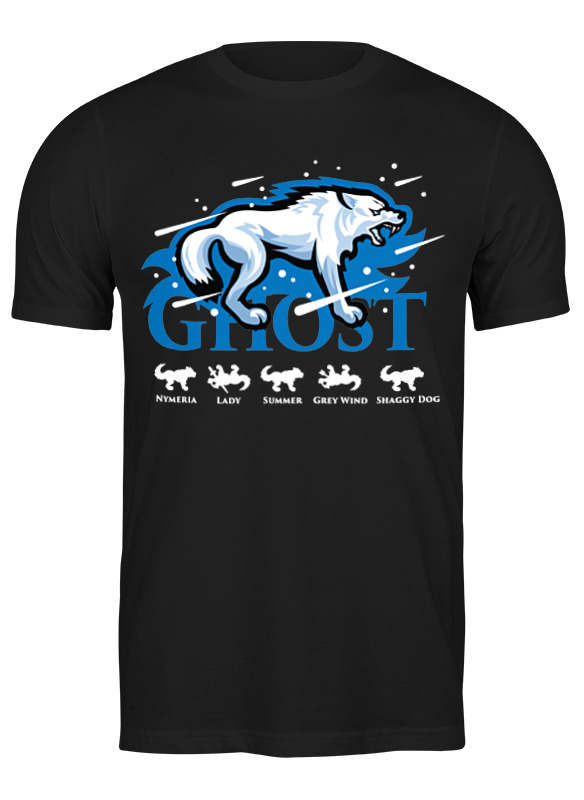 

Футболка мужская Printio Призрак черная 3XL, Призрак