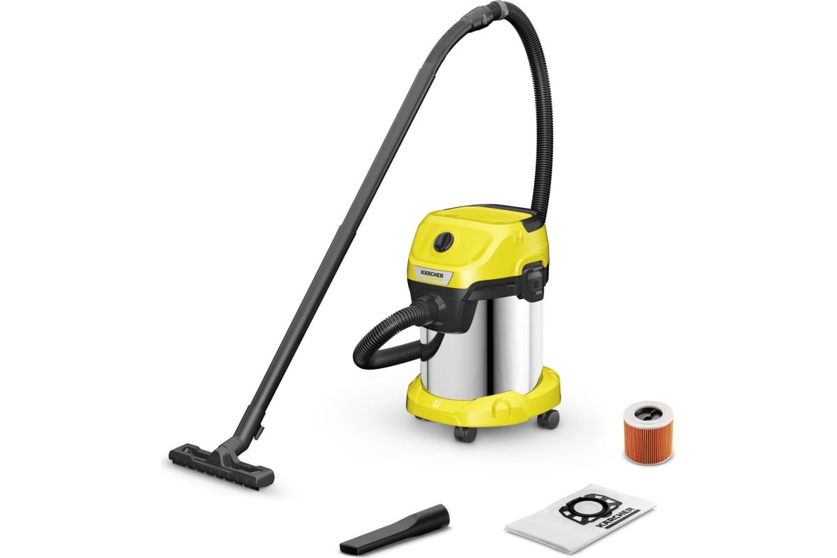 Промышленный пылесос Karcher WD 3 S V-17/4/20 17 л, 1000 Вт