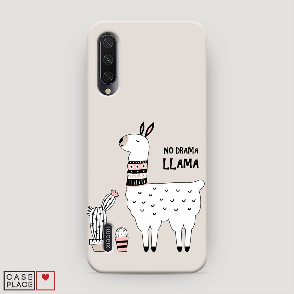 фото Пластиковый чехол "no drama llama" на xiaomi mi cc9e awog