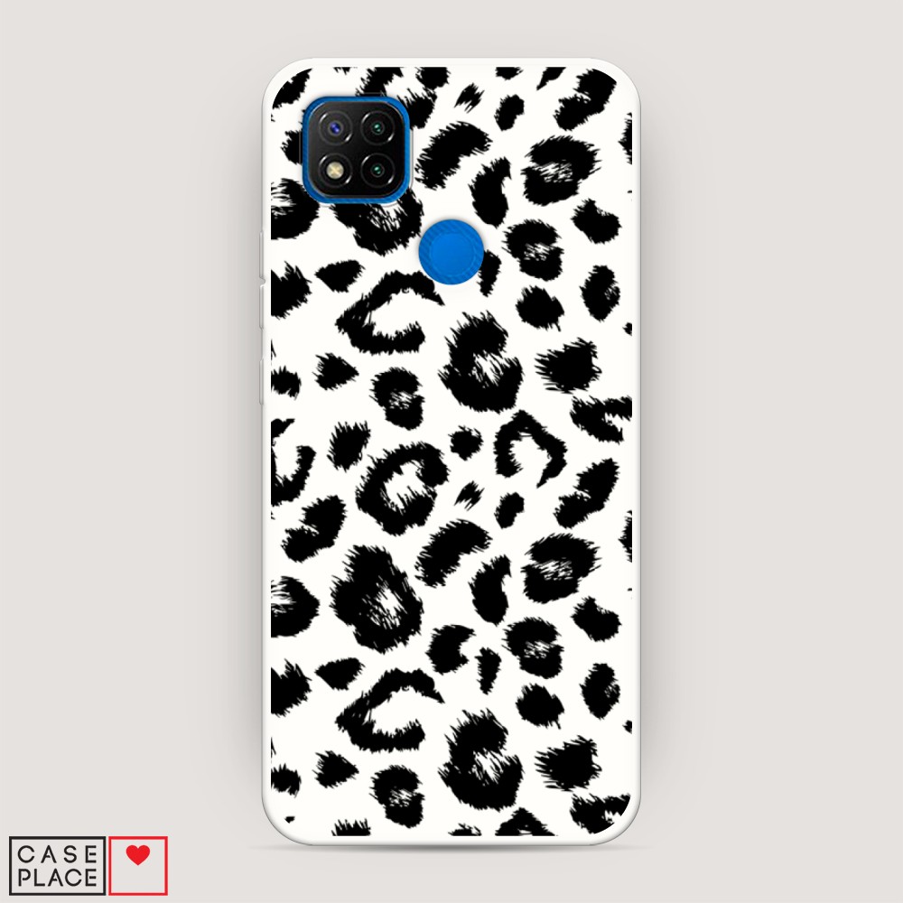 

Матовый силиконовый чехол "Окрас леопарда фон" на Xiaomi Redmi 9C, 39057-1