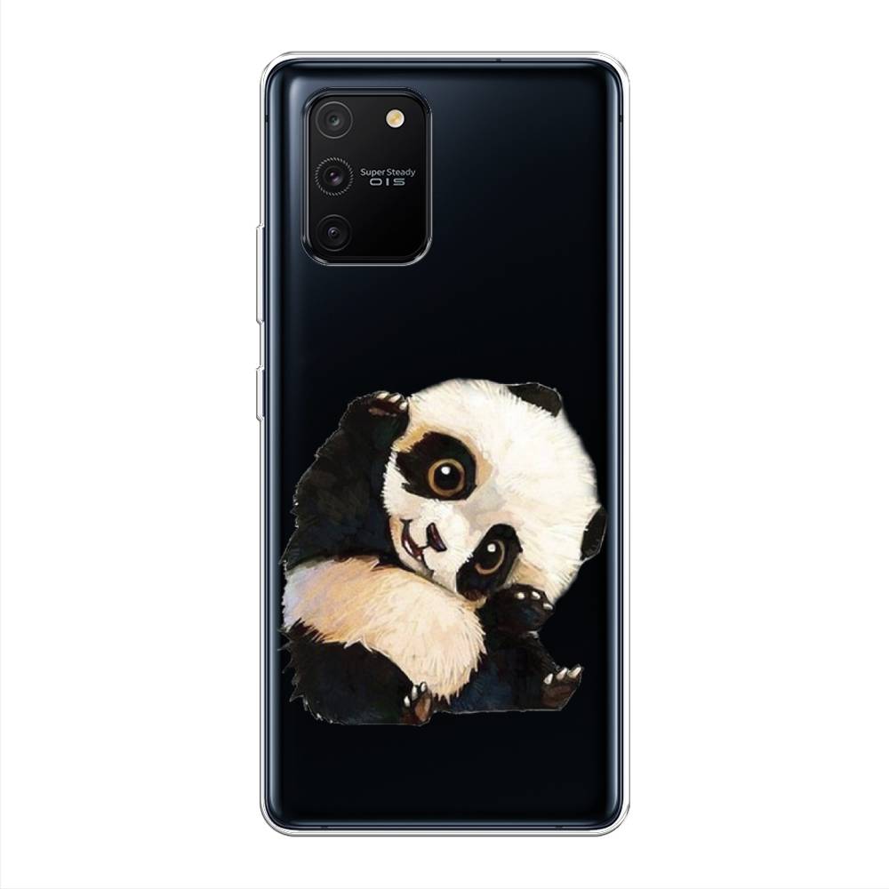 

Силиконовый чехол "Большеглазая панда" на Samsung Galaxy A91, Большеглазая панда