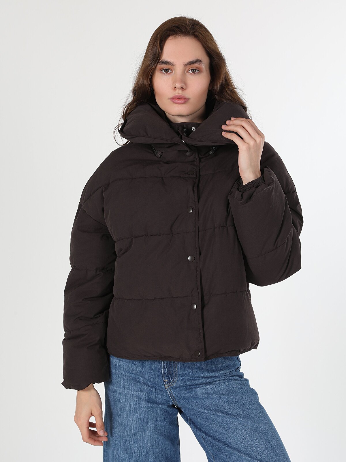 

Куртка женская Colin's CL1060938_Q1.V1_BRW коричневая L, Коричневый, CL1060938_Q1.V1_BRW