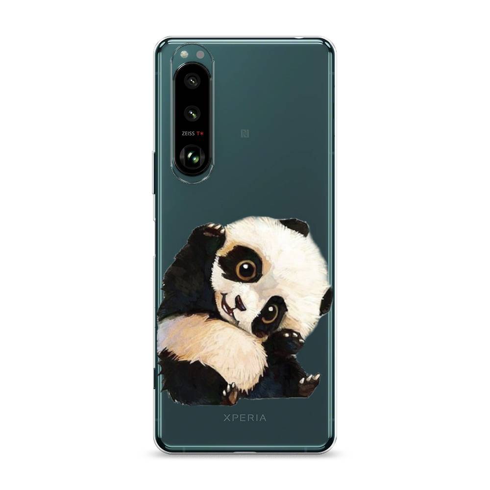 

Силиконовый чехол "Большеглазая панда" на Sony Xperia 1 III, Большеглазая панда