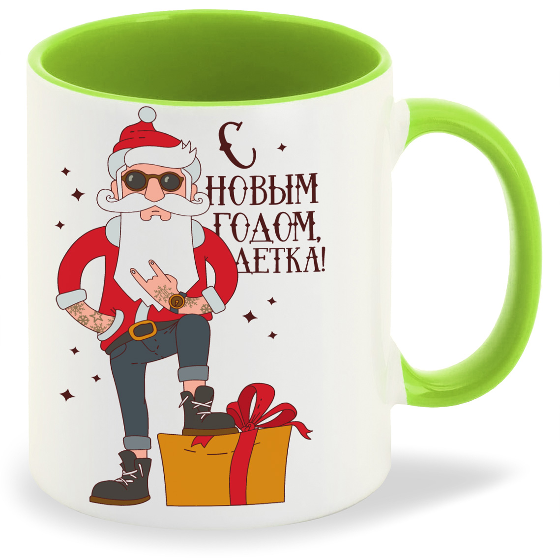 

Кружка CoolPodarok С новым годом детка, С новым годом детка
