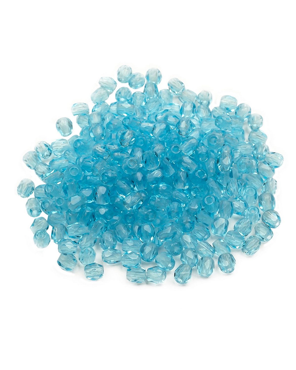 

Стеклянные чешские бусины, Fire polished beads, ганеные круглые, 3 мм Aqua, 250шт, Голубой, FP-3