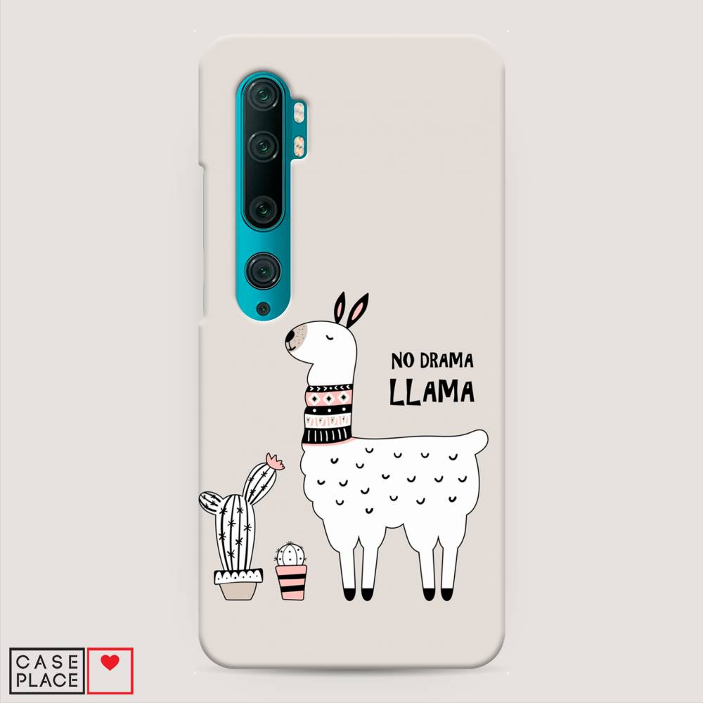

Пластиковый чехол "No drama LLama" на Xiaomi Mi Note 10, 37320-1