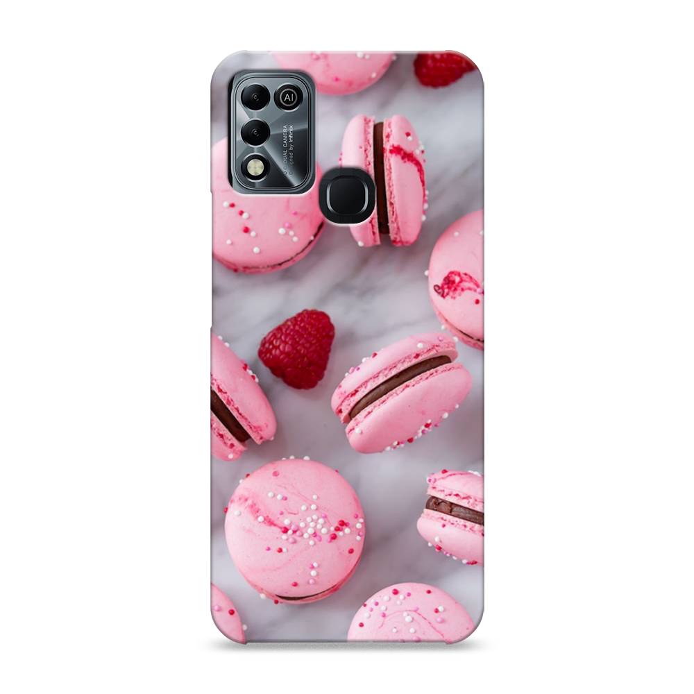 

Пластиковый чехол "Макарони с малиной" на Infinix HOT 10 Play, 3100620-7