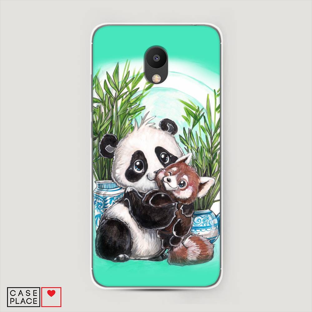 

Чехол Awog на Meizu M6 "Друзья зверята", Голубой;белый;черный, 72050-2