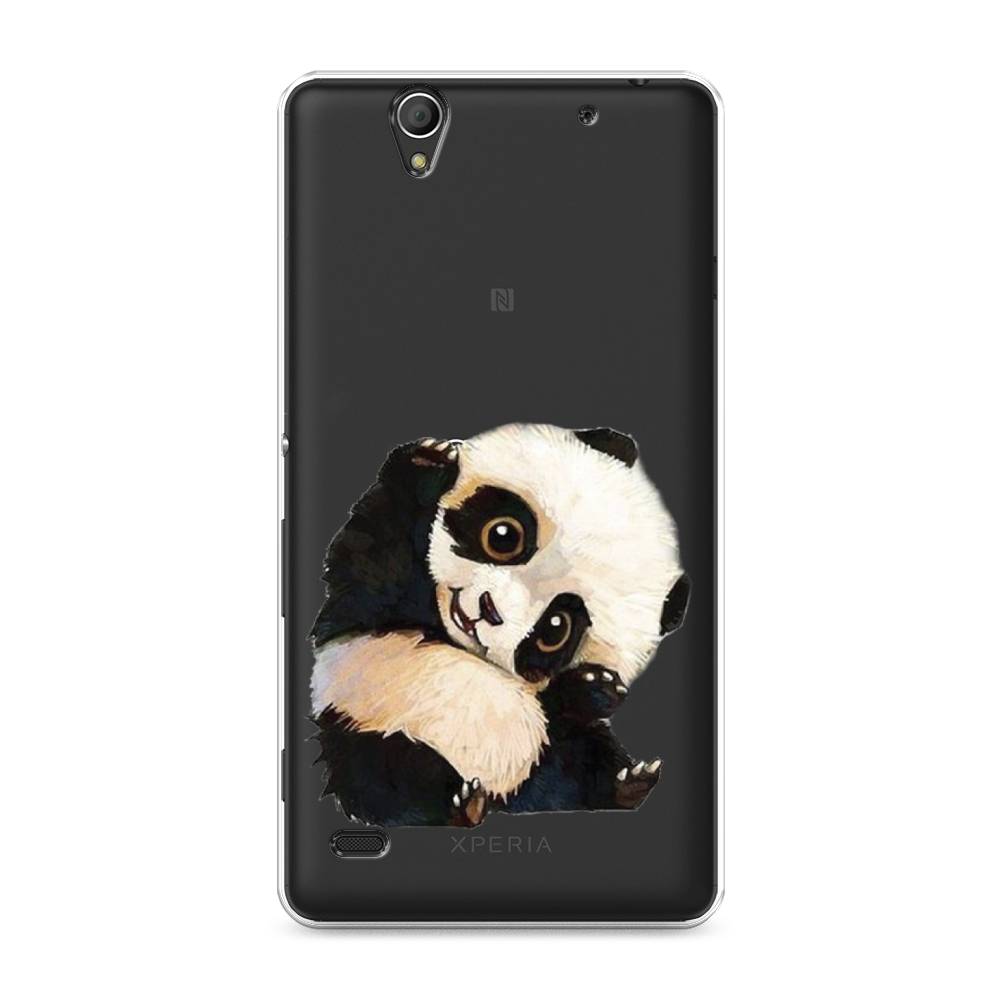 

Силиконовый чехол "Большеглазая панда" на Sony Xperia C4, Большеглазая панда