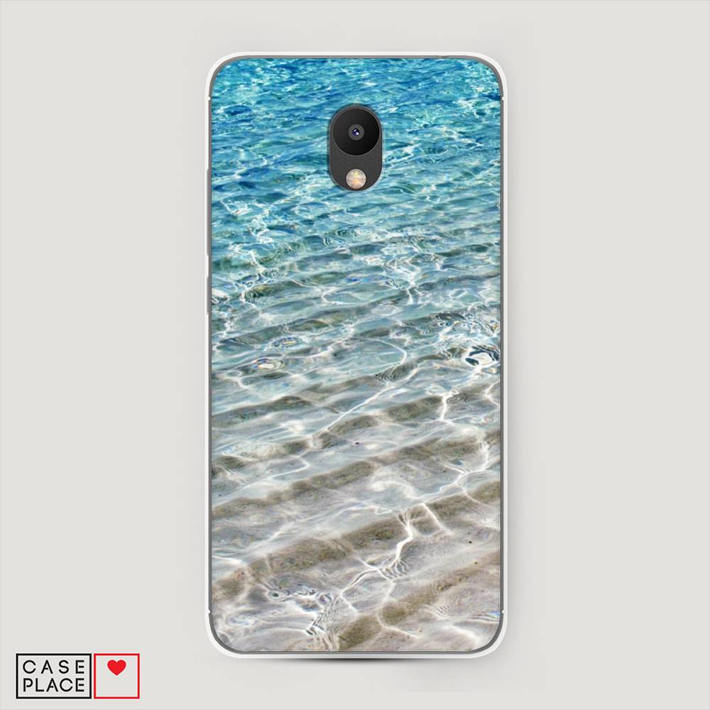 

Чехол Awog на Meizu M6 "Волны 10", Голубой, 72050-4