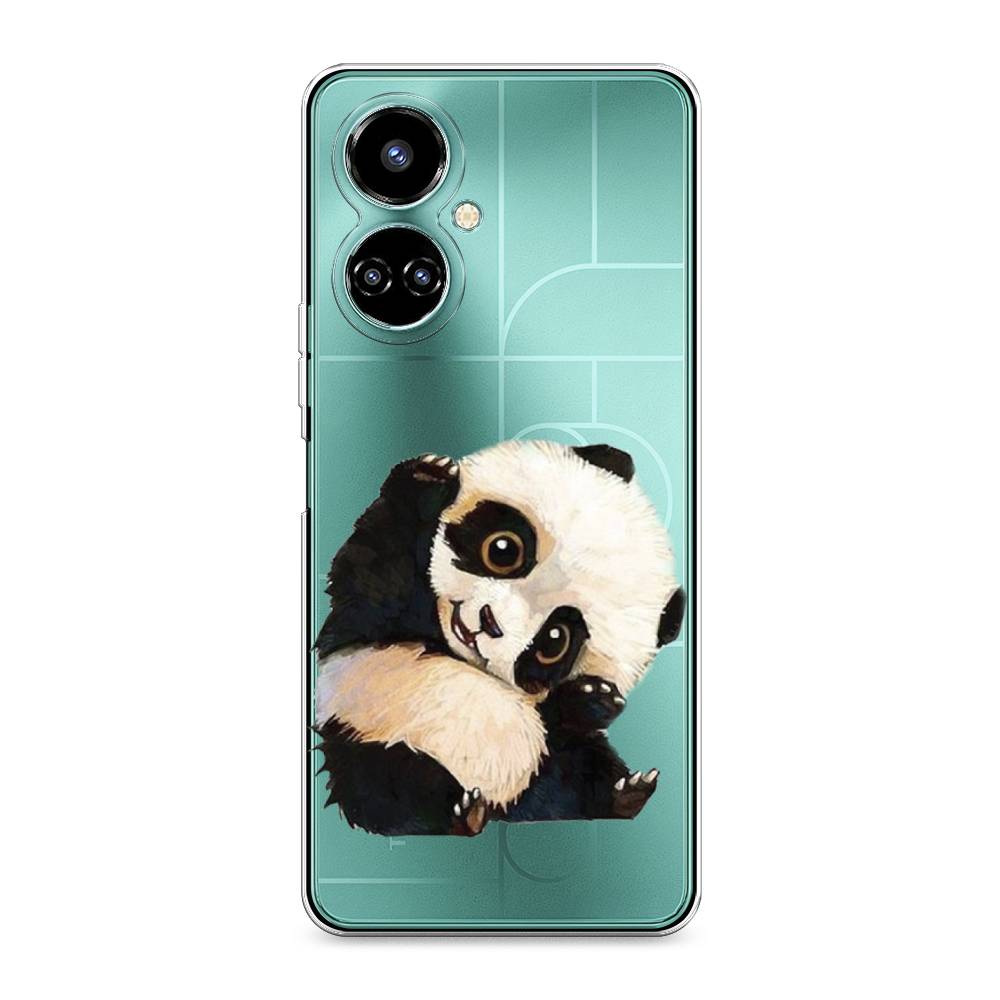 

Силиконовый чехол "Большеглазая панда" на Tecno Camon 19, Большеглазая панда