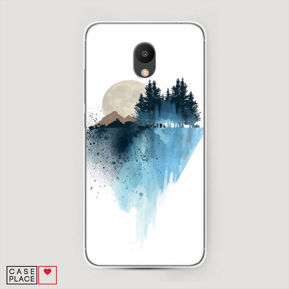 

Чехол Awog на Meizu M6 "Горы 5", Голубой, 72050-4