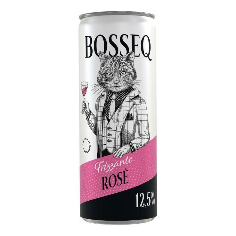 

Вино игристое Bosseq Frizzante Rose розовое брют 250 мл Венгрия