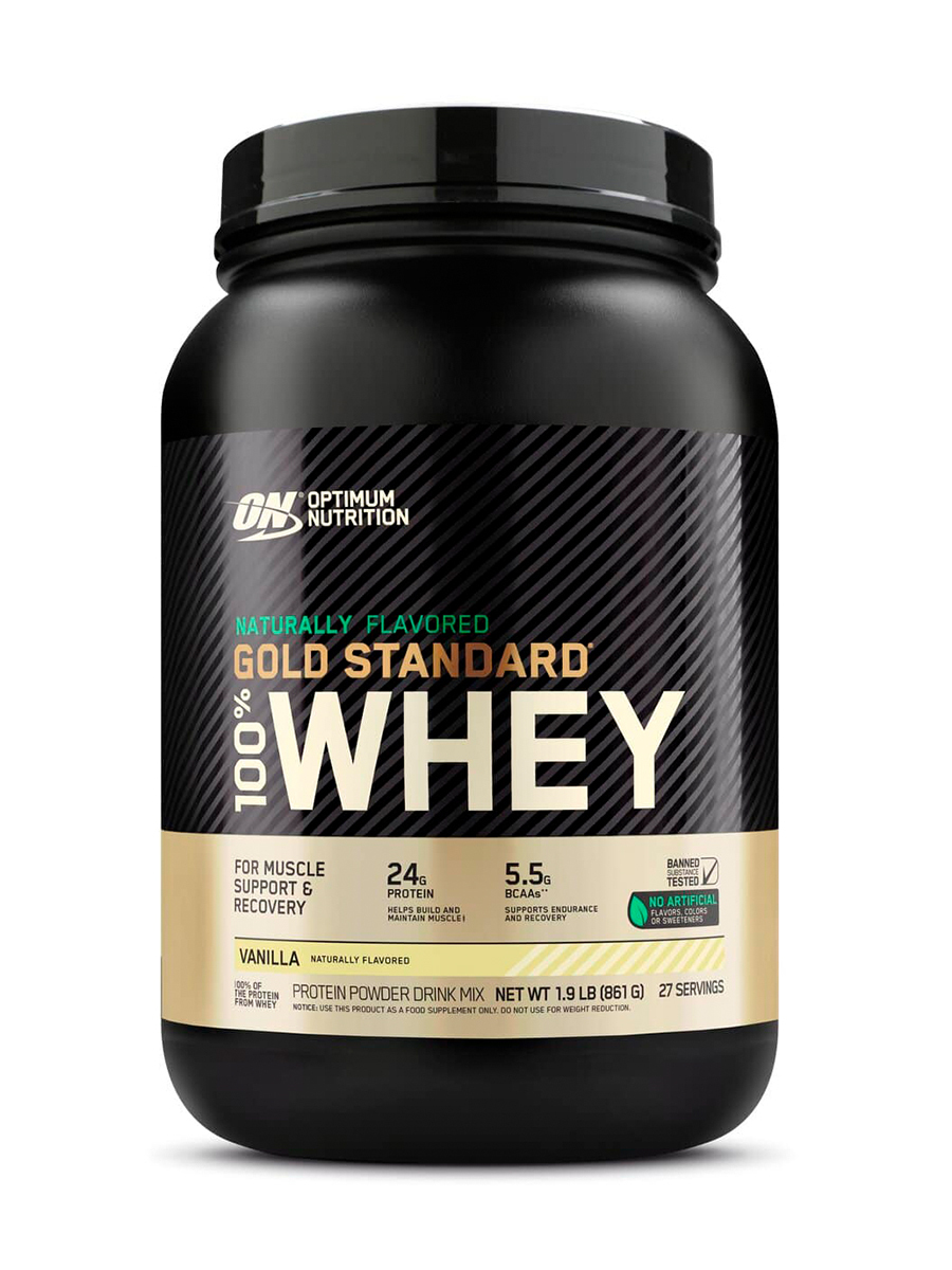 фото Протеин optimum nutrition naturally flavored gold standard 100% whey 861 г ваниль