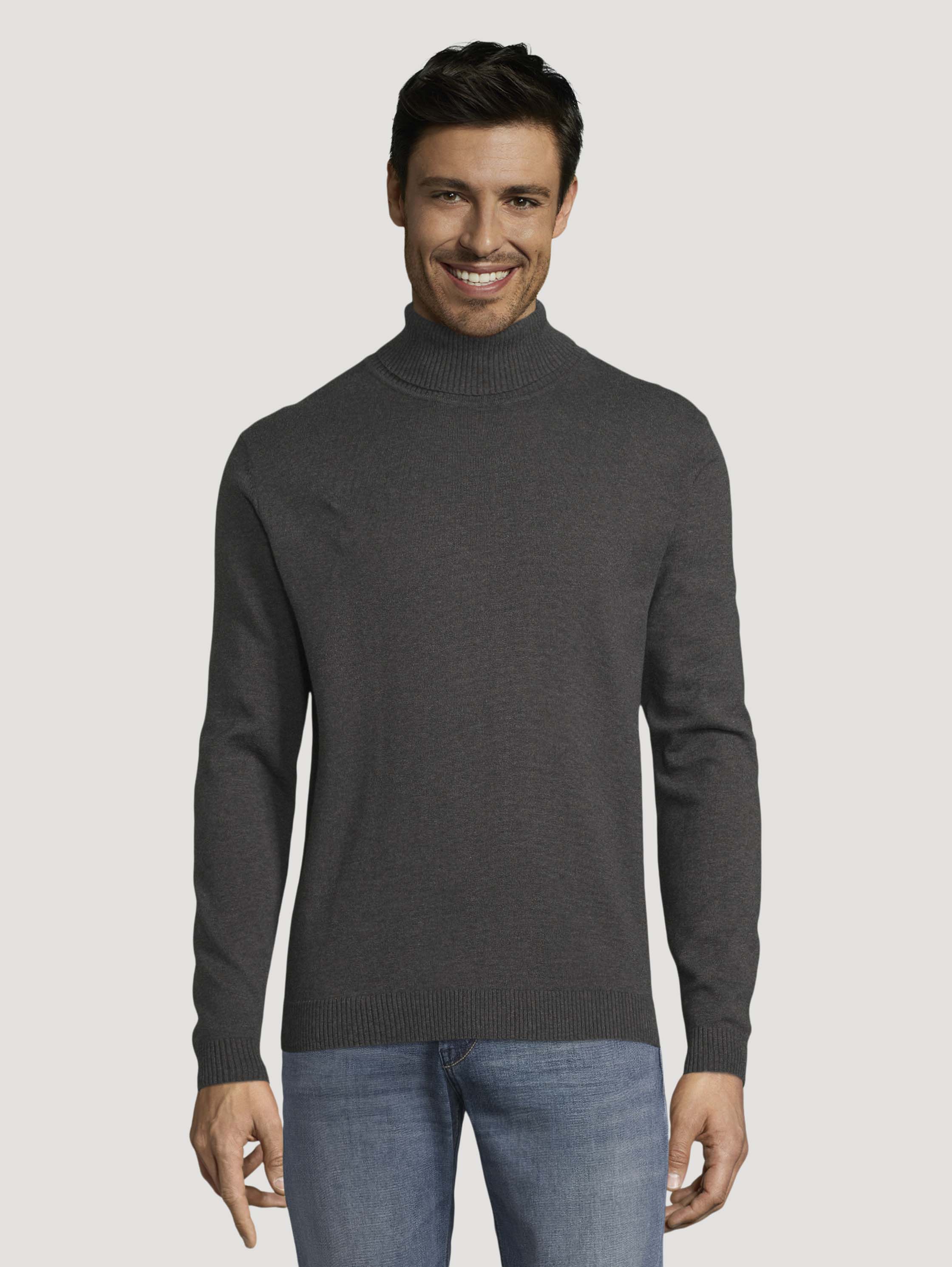 

Свитер мужской 1029384 TOM TAILOR черный S, 1029384