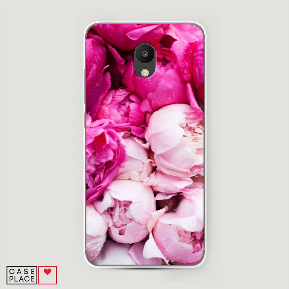 

Чехол Awog "Пионы розово-белые" для Meizu M6, 72050-8