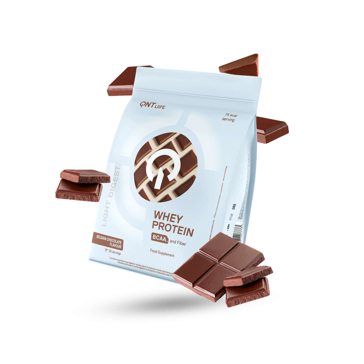Протеин QNT Whey Protein Light Digest, 500 г, belgian chocolate