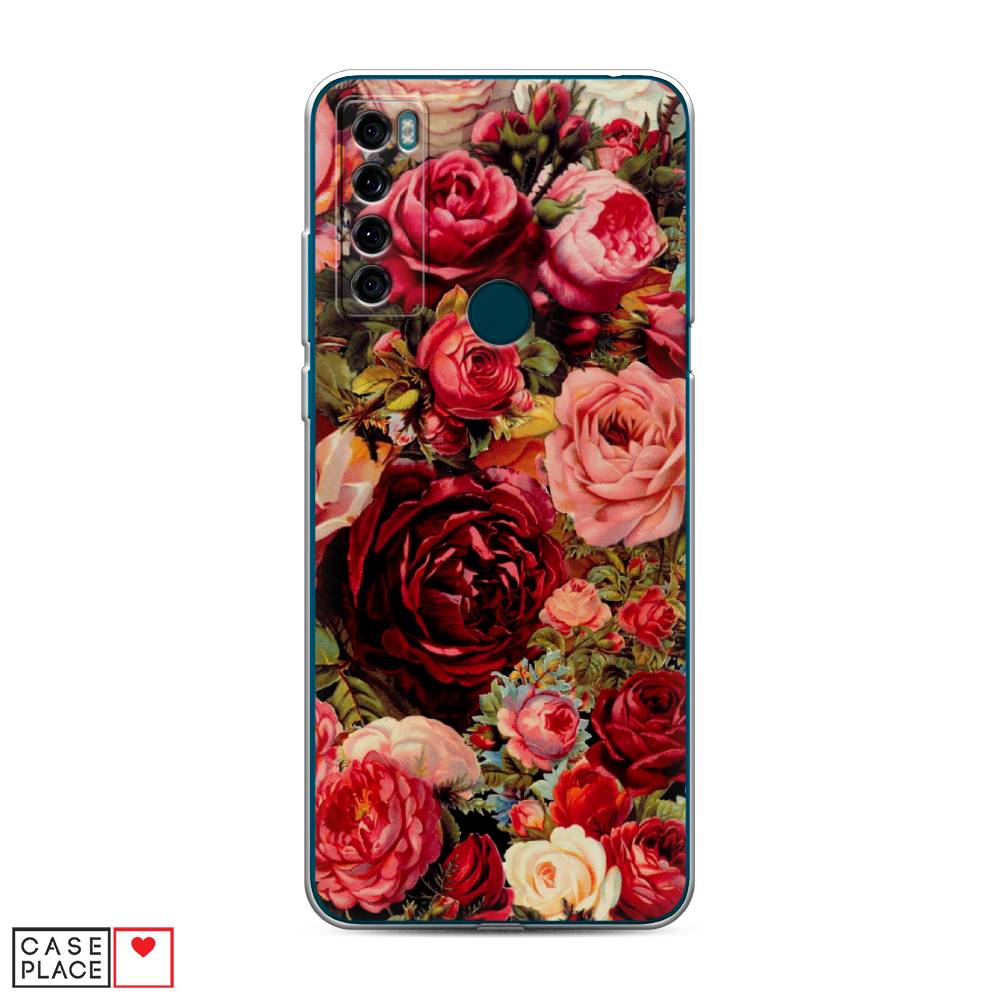 

Чехол Awog "Розы винтажные" для TCL 20 SE, 290350-8