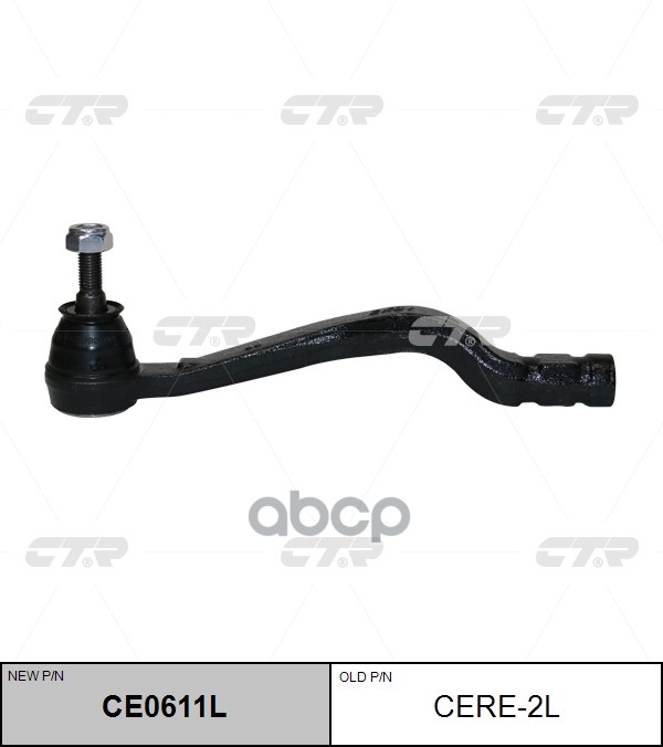 

Наконечник Рулевой Lada Largus 12-; Renault Logan 04-, Sandero 07- Ctr Левый CTR арт. CERE