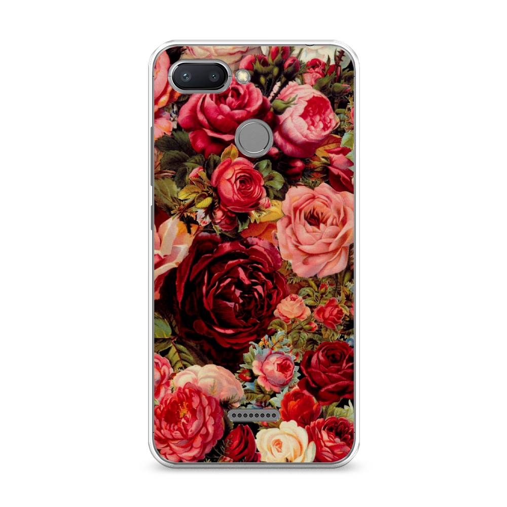 

Чехол Awog "Розы винтажные" для Xiaomi Redmi 6, 33850-8