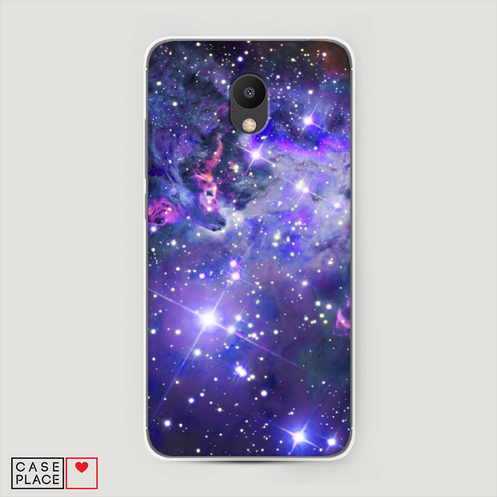 

Чехол Awog на Meizu M6 "Яркая галактика", Фиолетовый, 72050-4