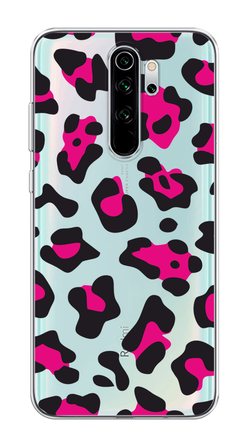 

Чехол Homey на Xiaomi Redmi Note 8 Pro "Pink cow spots", Черный;розовый, 36650-1