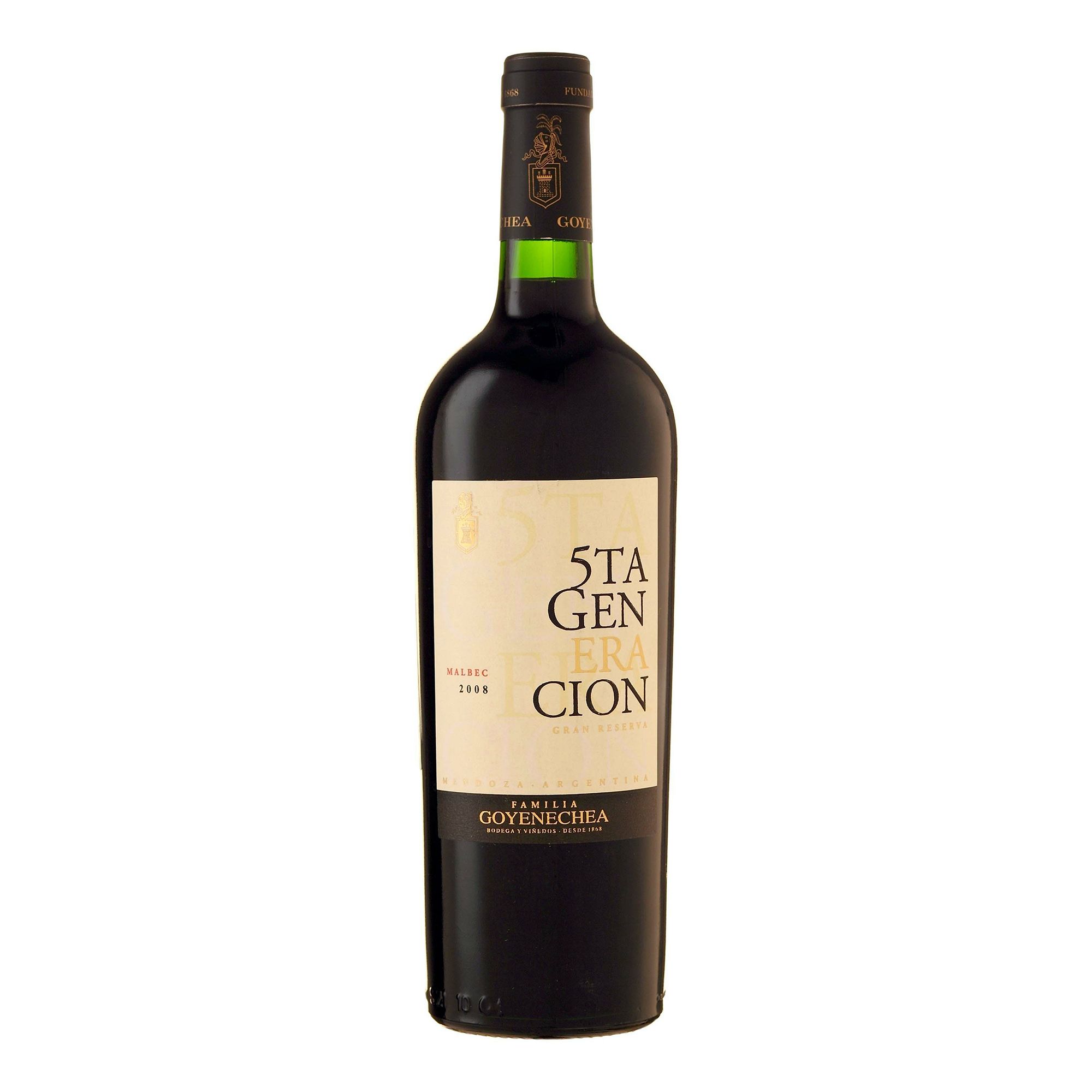 

Вино Goyenechea Quinta Generacion Malbec Gran Reserva красное сухое 750 мл Аргентина
