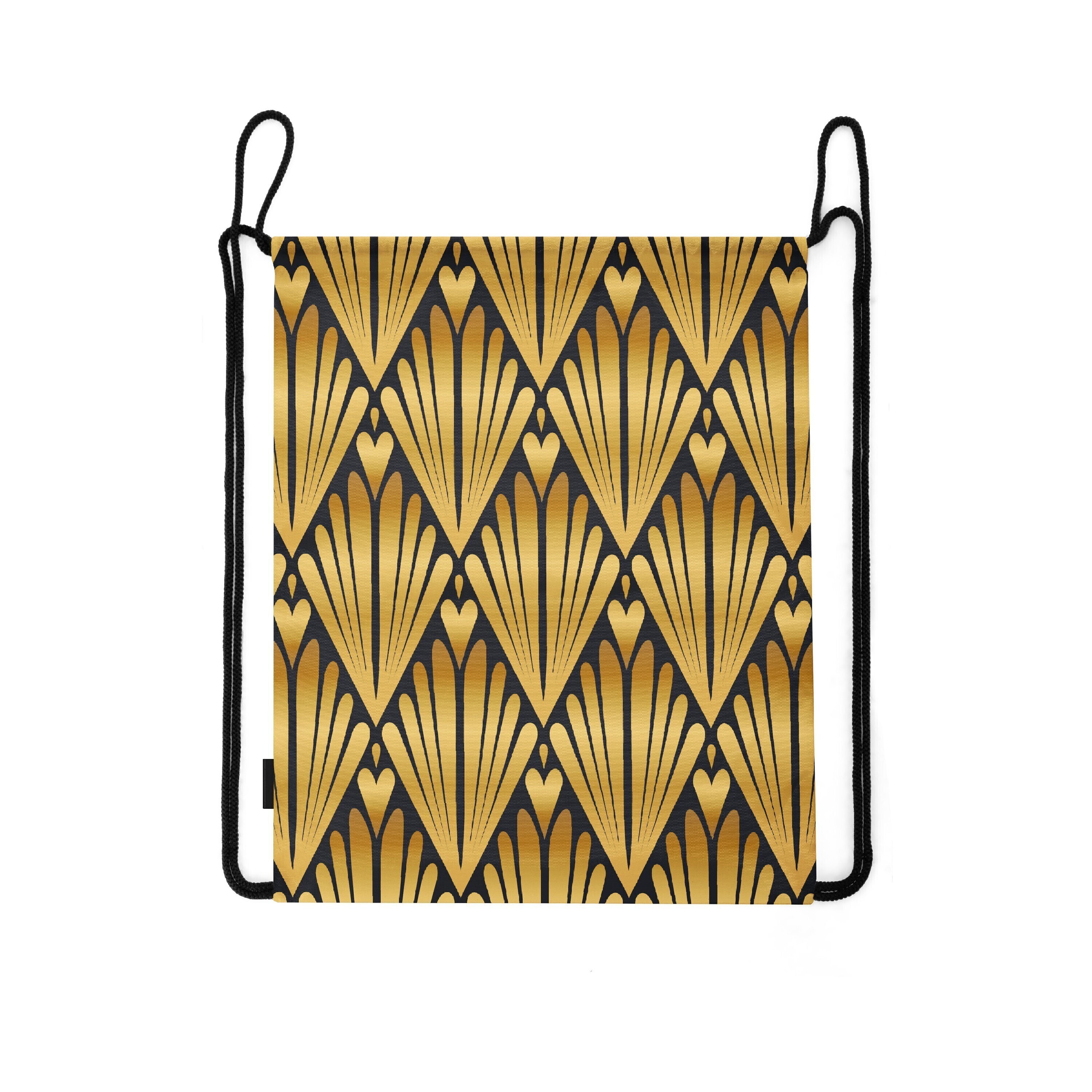 

Мешок-рюкзак для сменной обуви Burnettie LuxuryGoldPattern02, Желтый