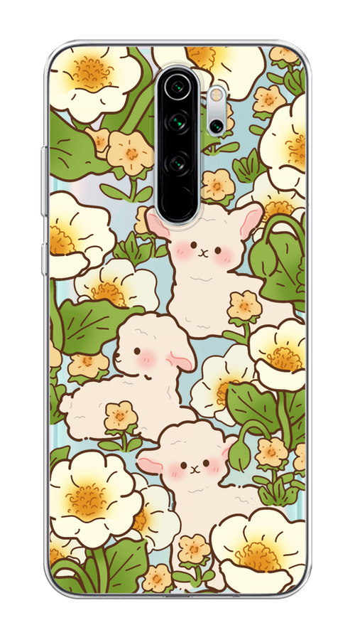 

Чехол Homey на Xiaomi Redmi Note 8 Pro "Овечки в цветах", Зеленый;бежевый, 36650-1
