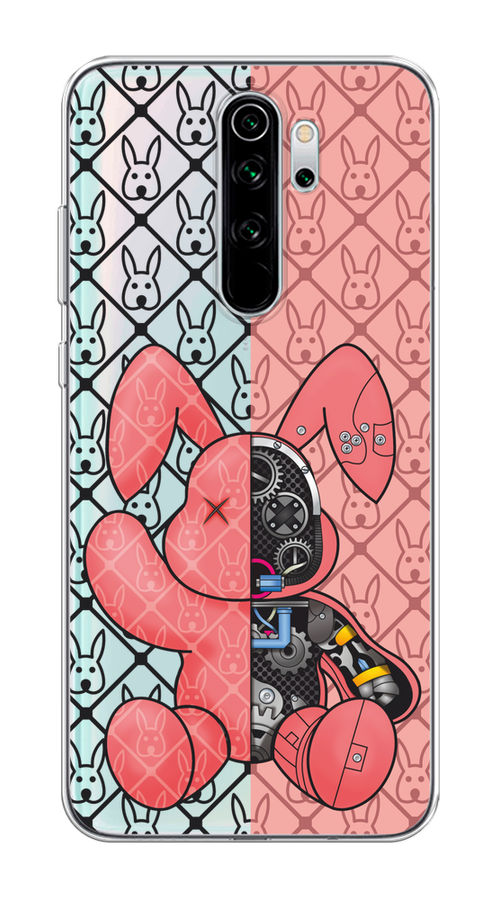 

Чехол Homey на Xiaomi Redmi Note 8 Pro "Киборг-заяц розовый", Розовый;прозрачный;черный, 36650-1