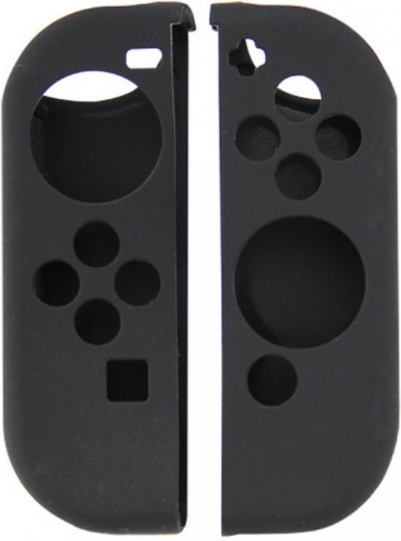 Чехол NoBrand Joy Con Silicon Case Black (OEM)