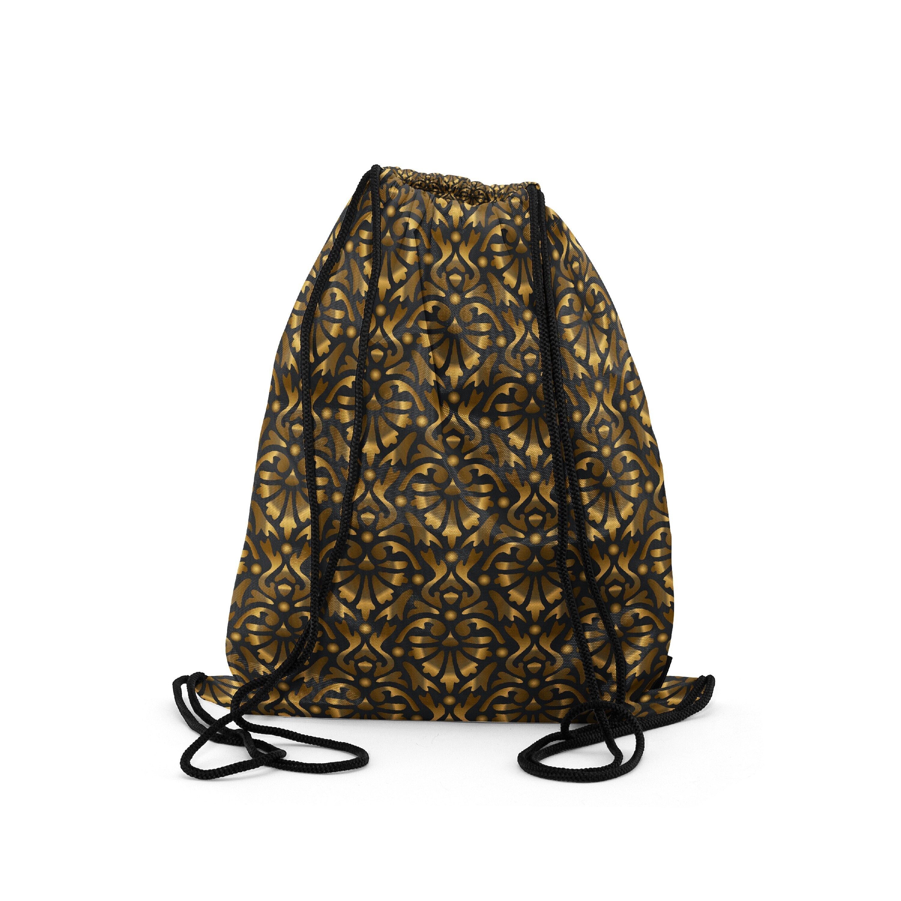

Мешок-рюкзак для сменной обуви Burnettie LuxuryGoldPattern05Big, Коричневый