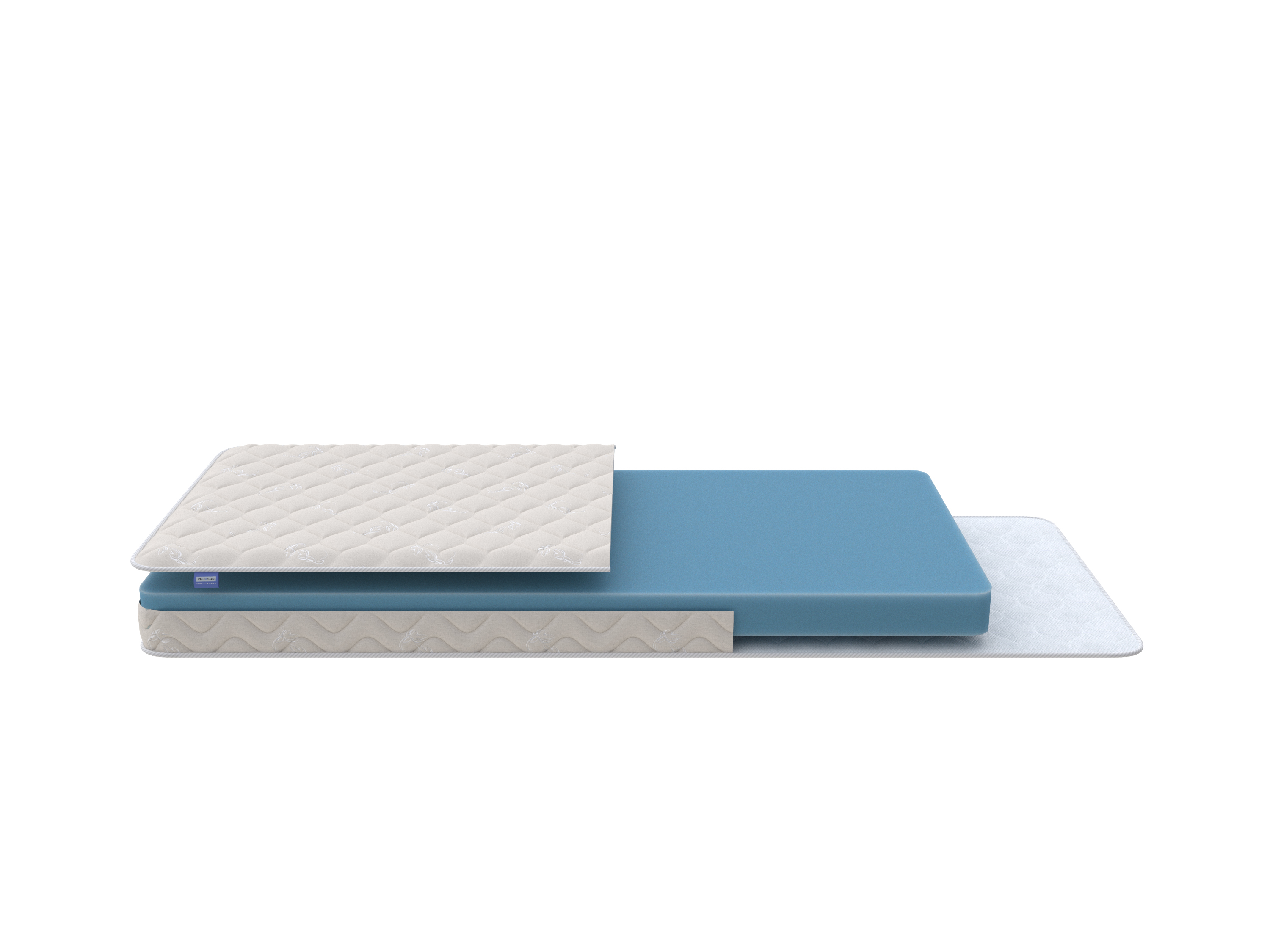 

Матрас ортопедический беспружинный PRO x SON FIRST Flex M размер 200x190, Белый, FIRST Flex M