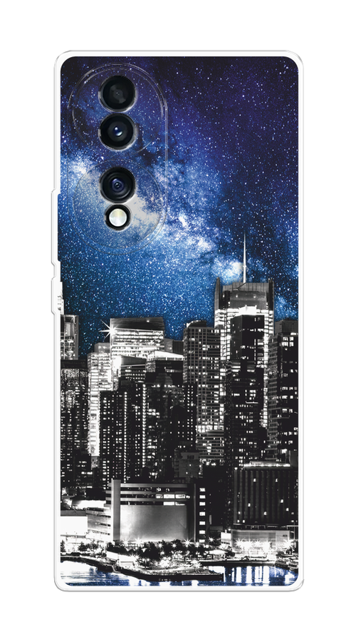 

Чехол Homey на Honor 70 "Космический Нью-Йорк", Синий;серый, 6108250-1