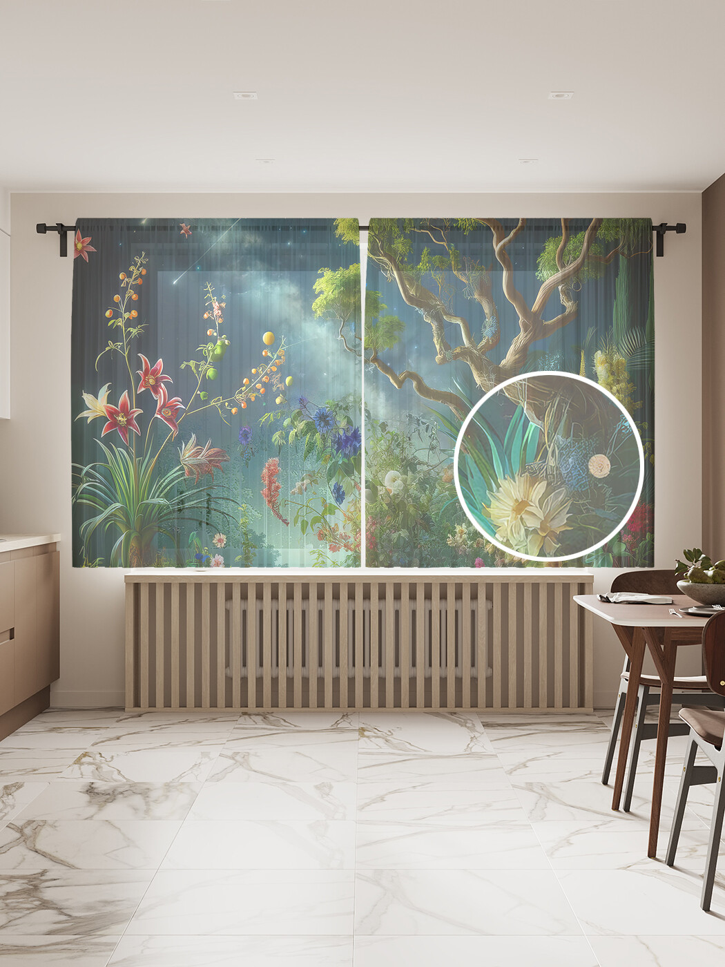 

Тюль JoyArty Вселенная цветов 145х180, tul_sd1390_145x180