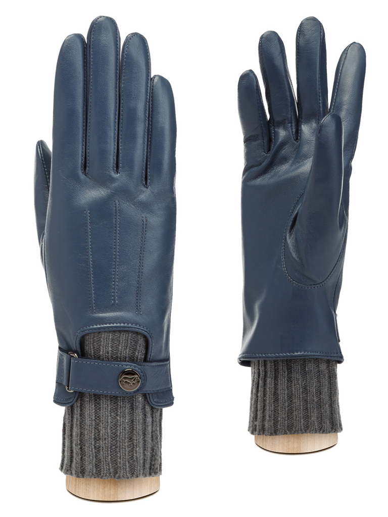 

Перчатки женские Labbra LB-0981L синие р, Синий, LB-0981L