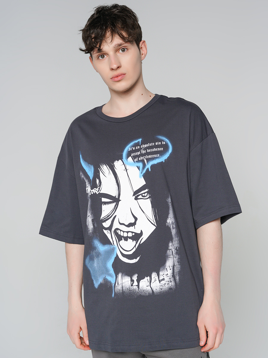

Футболка мужская ТВОЕ 89137 серая XXL, 89137