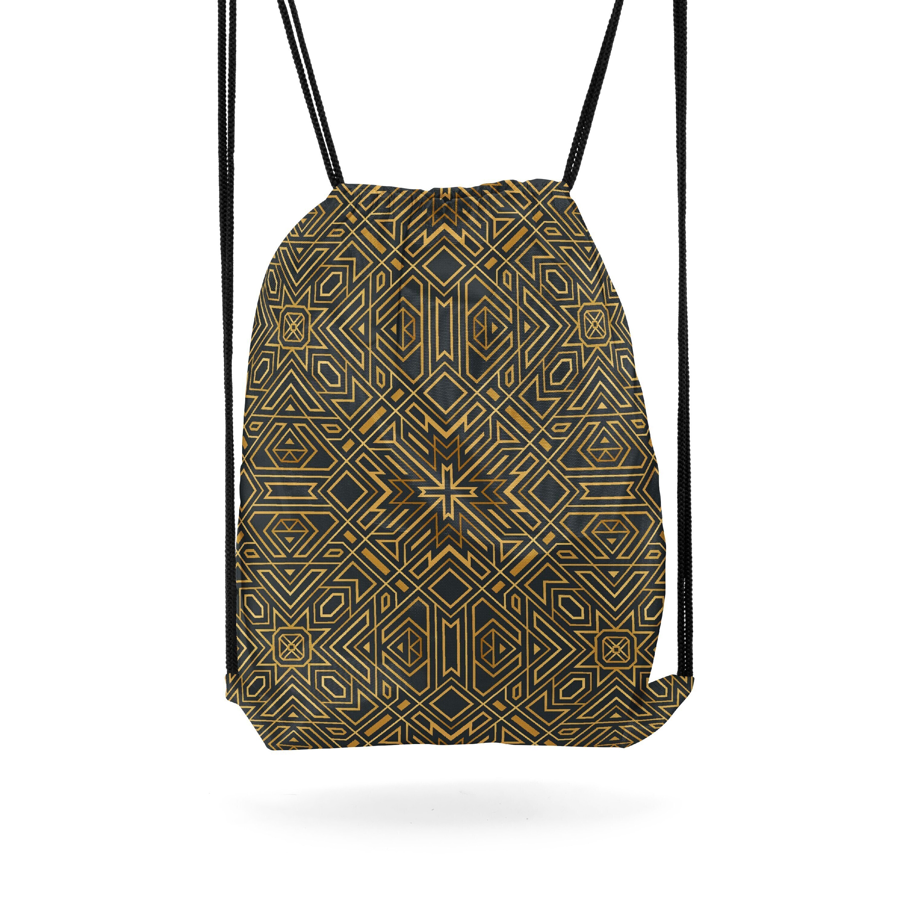 

Мешок-рюкзак для сменной обуви Burnettie LuxuryGoldPattern07Big, Коричневый