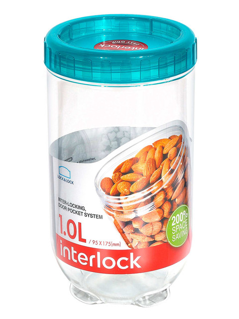 фото Банка для хранения сыпучих продуктов"lock&lock" interlock, 1 л.