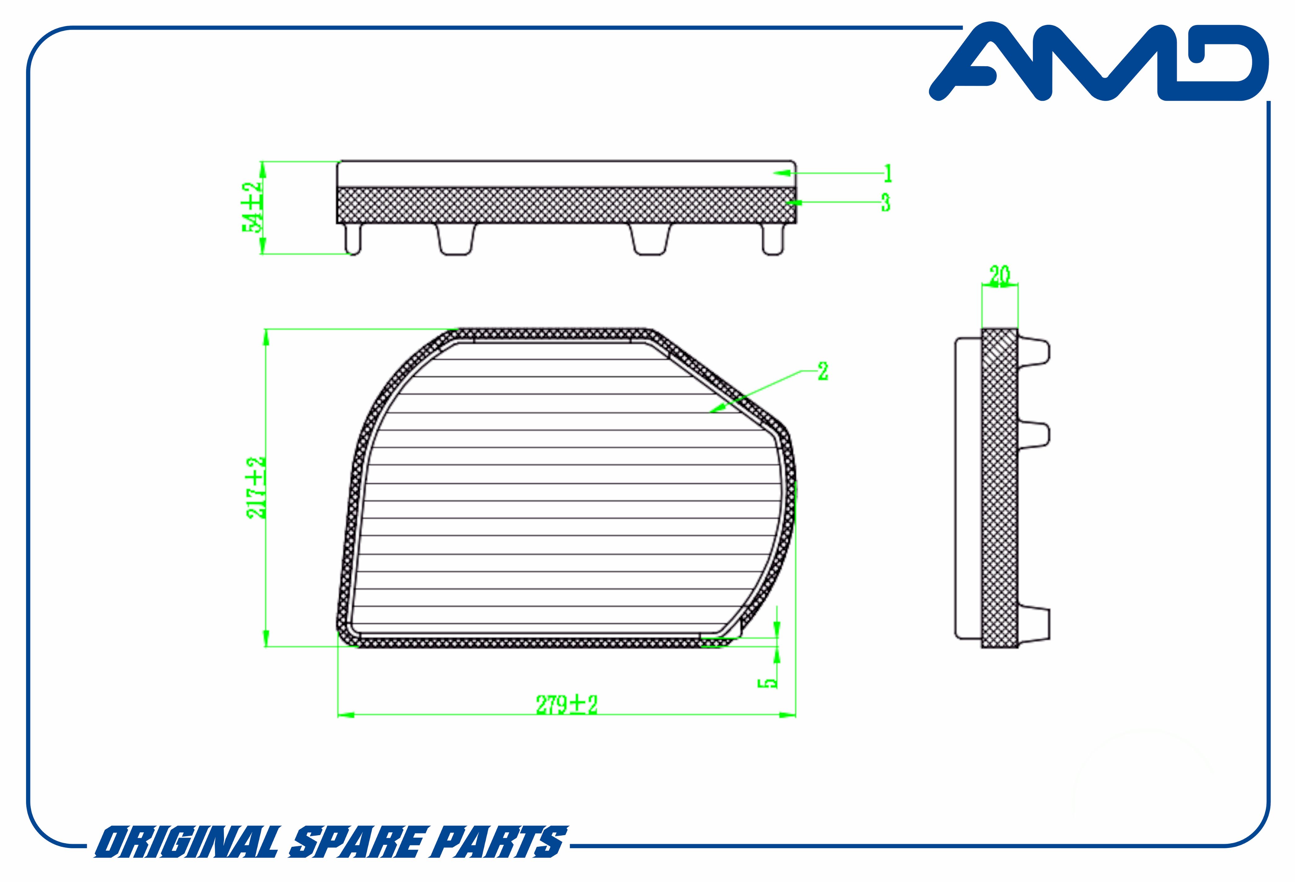 

Фильтр Салонный Mercedes C (W202) 93-01, E (W210) 96-05 Amd AMD AMDFC828