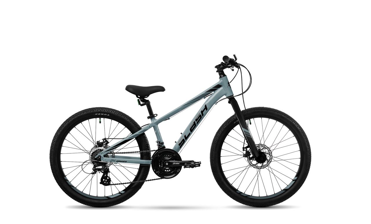 Горный велосипед Slash Ranger (2024) серый, рама 12, скорость 21, колеса 26