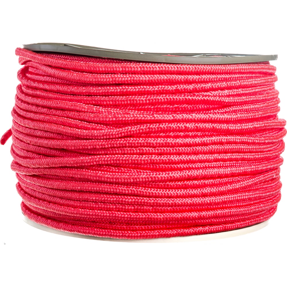 ЭБИС Веревка плетеная ПП 10 мм (200 м) красная 72269